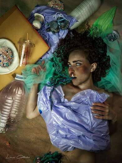 Imagen de una de las obras de Lara Collado / TA Imagen de una de las obras de Lara Collado / TA